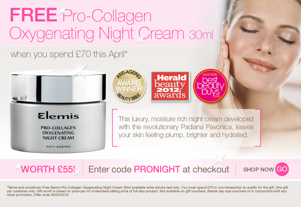FREE Pro-Collagen Oxygenating Night Cream 30ml on orders over &pound;70